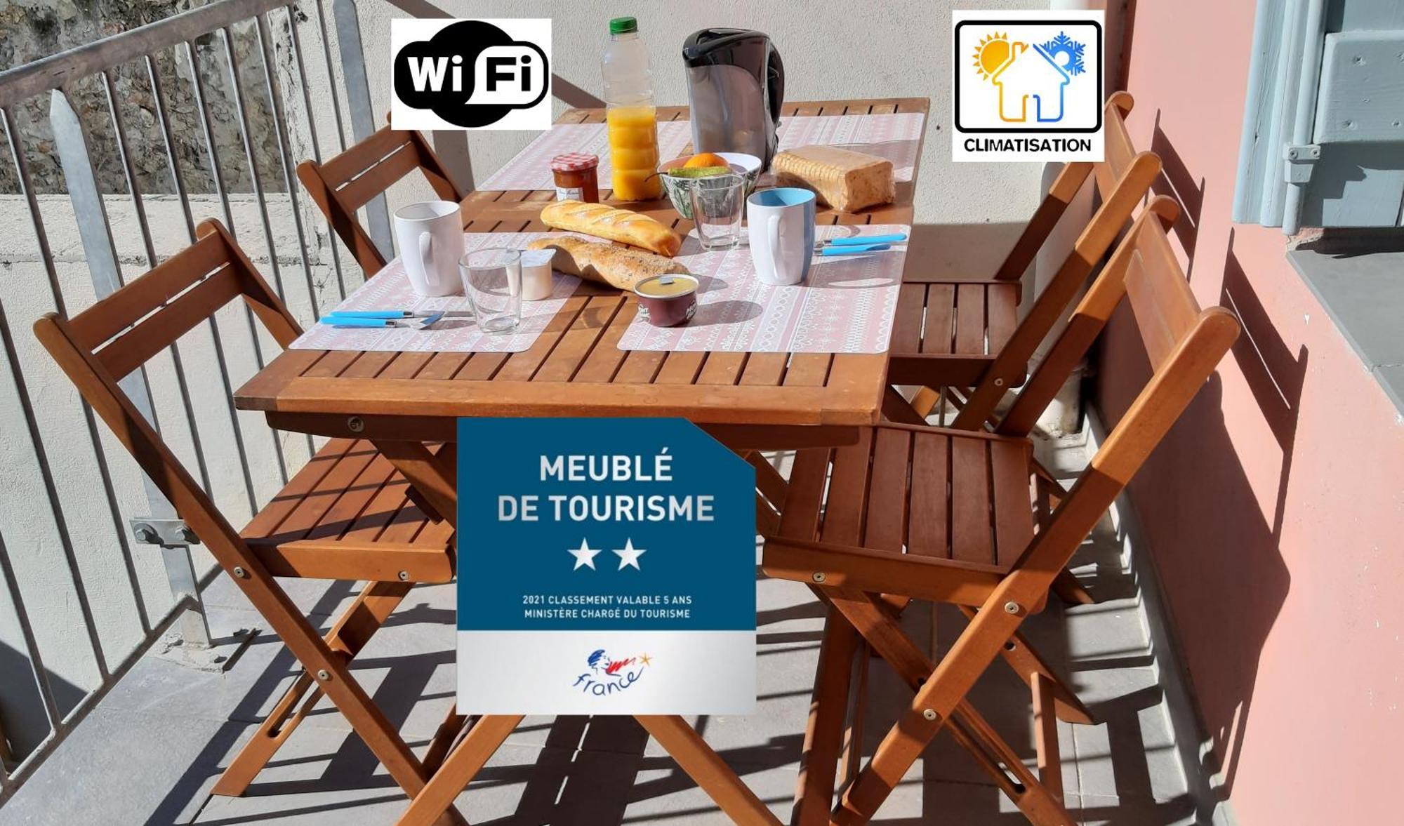 O Coeur De Sete - T2 Climatise Avec Terrasse - 2 ** Leilighet Eksteriør bilde